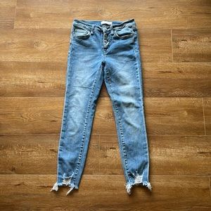 Flying Monkey Distressed Skinny Jeans Sz26